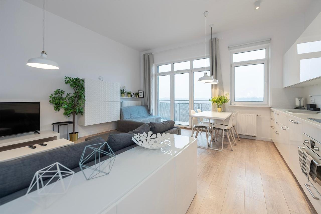Penthouse With A View Of Lodz & Free Parking Lódź Exterior foto