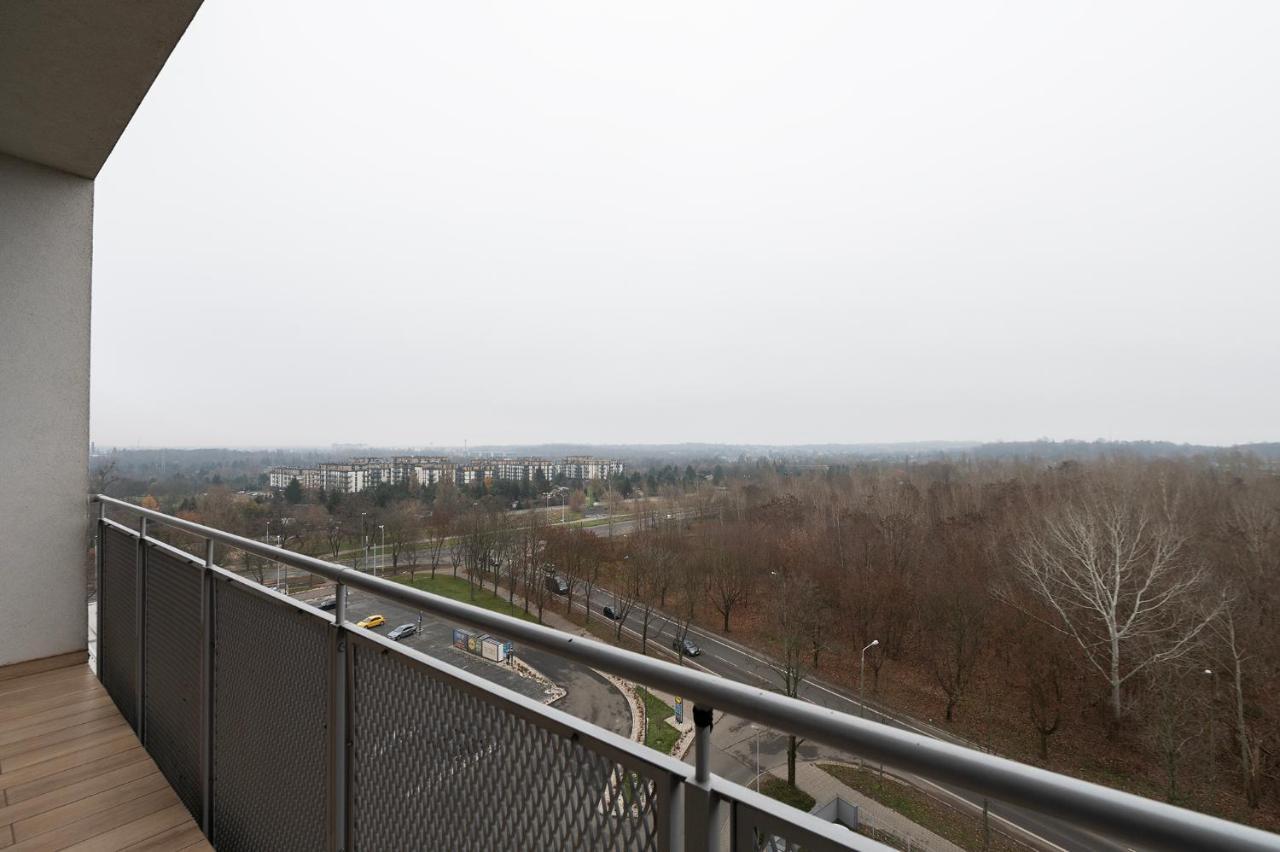 Penthouse With A View Of Lodz & Free Parking Lódź Exterior foto
